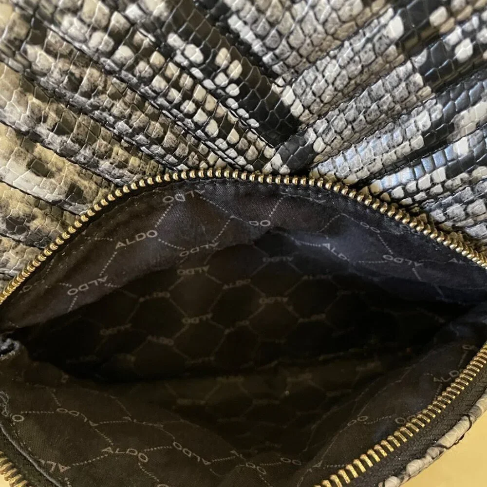 Aldo Faux Snakeskin Mini Backpack/Purse